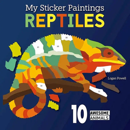 Activity Book - My Sticker Paintings: Reptiles Wellspring Lil Tulips