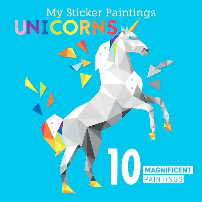 Activity Book - My Sticker Paintings: Unicorns Wellspring Lil Tulips