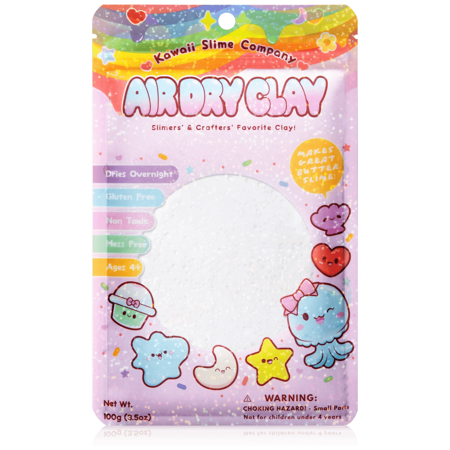 Air Dry Clay - Grey Kawaii Slime Company Lil Tulips