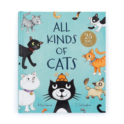 All Kinds Of Cats Book And Jellycat Jack Bundle JellyCat Bundles Lil Tulips