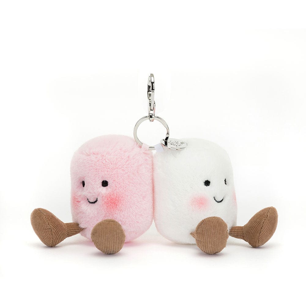 Amuseables Pair of Marshmallows Bag Charm JellyCat Lil Tulips