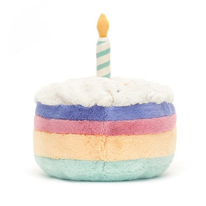 Amuseables Rainbow Birthday Cake JellyCat Lil Tulips