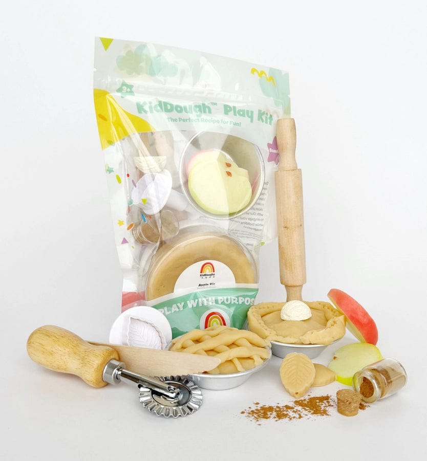 Apple Pie Kiddough Play Kit Earth Grown KidDoughs Lil Tulips