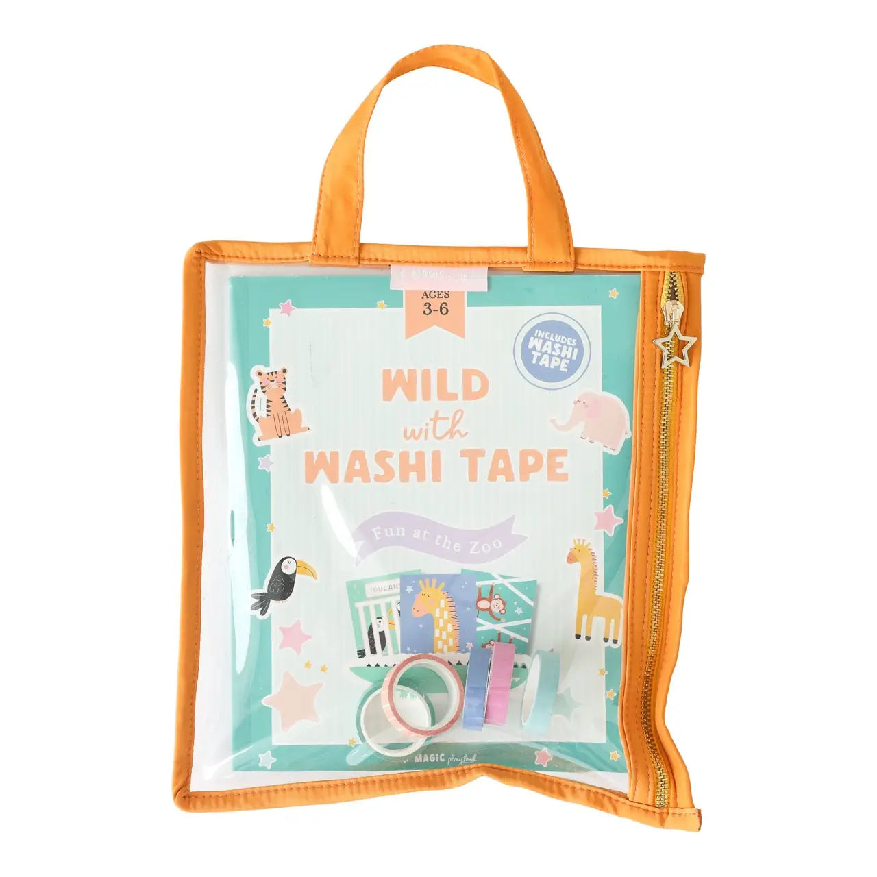 Wild with Washi Tape Activity Kit - Fun At the Zoo