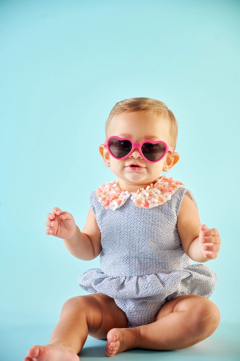 Paparazzi Pink - Heart Shaped Kids Sunglasses