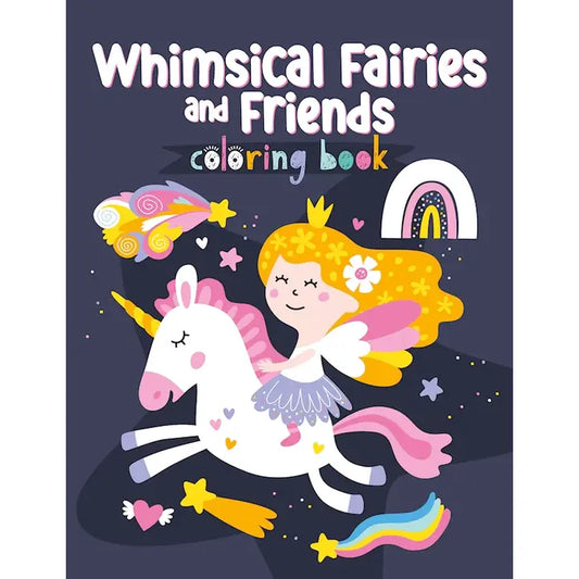 Coloring Book - Whimsical Fairies and Friends