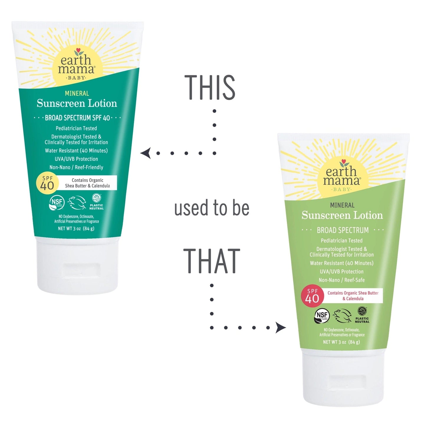 Baby Mineral Sunscreen Lotion - SPF 40 Earth Mama Organics Lil Tulips