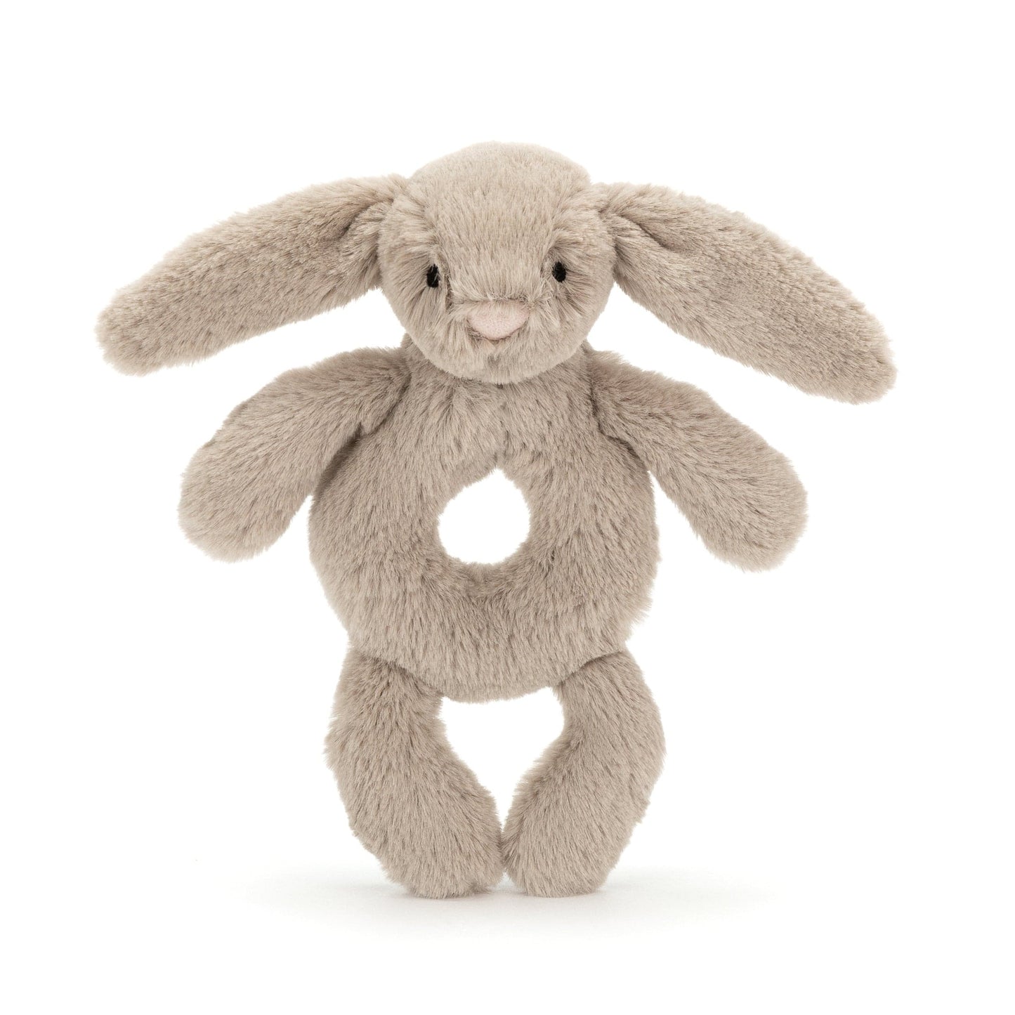 Bashful Beige Bunny Ring Rattle JellyCat Lil Tulips