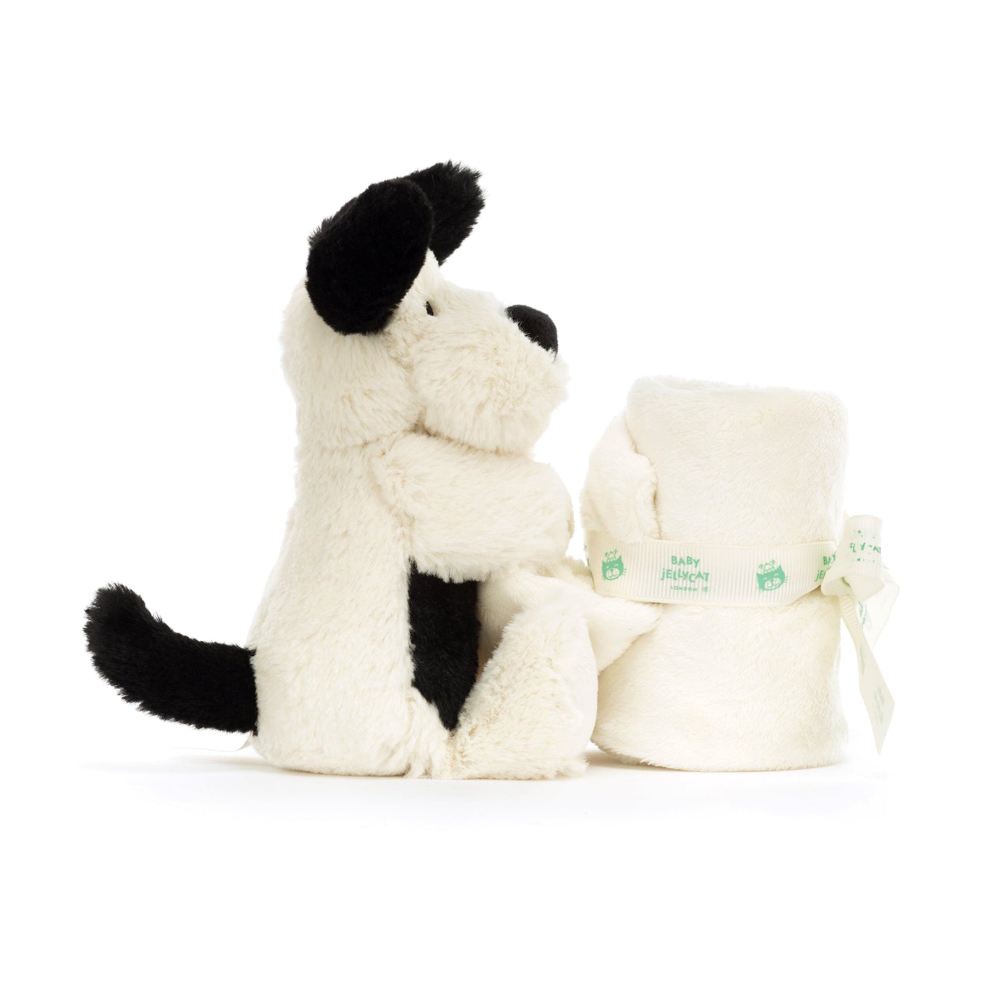 Bashful Black & Cream Puppy Soother JellyCat JellyCat Lil Tulips