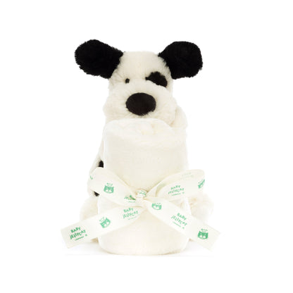 Bashful Black & Cream Puppy Soother JellyCat JellyCat Lil Tulips