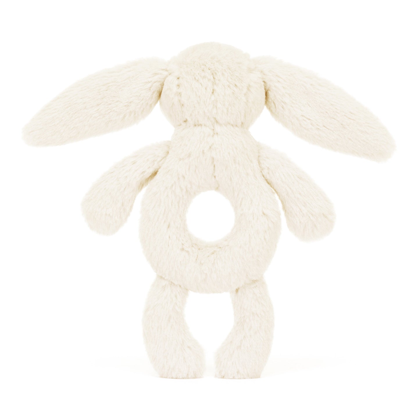 Bashful Cream Bunny Ring Rattle JellyCat Lil Tulips