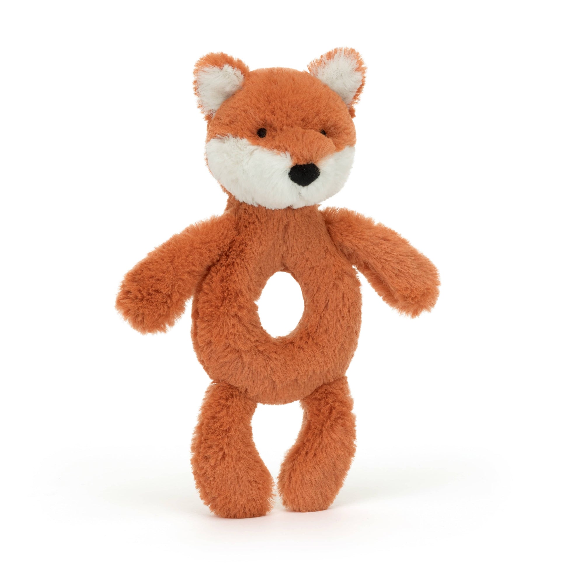 Bashful Fox Cub Ring Rattle JellyCat Lil Tulips