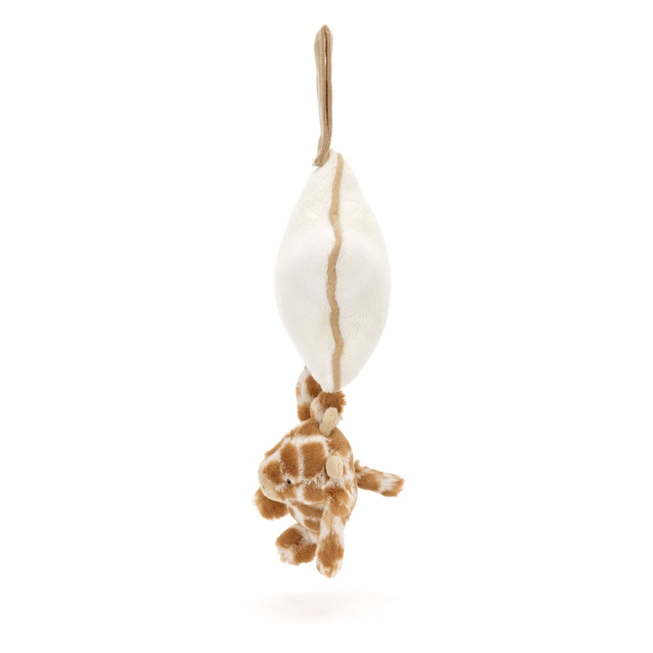 Bashful Giraffe Musical Pull JellyCat Lil Tulips