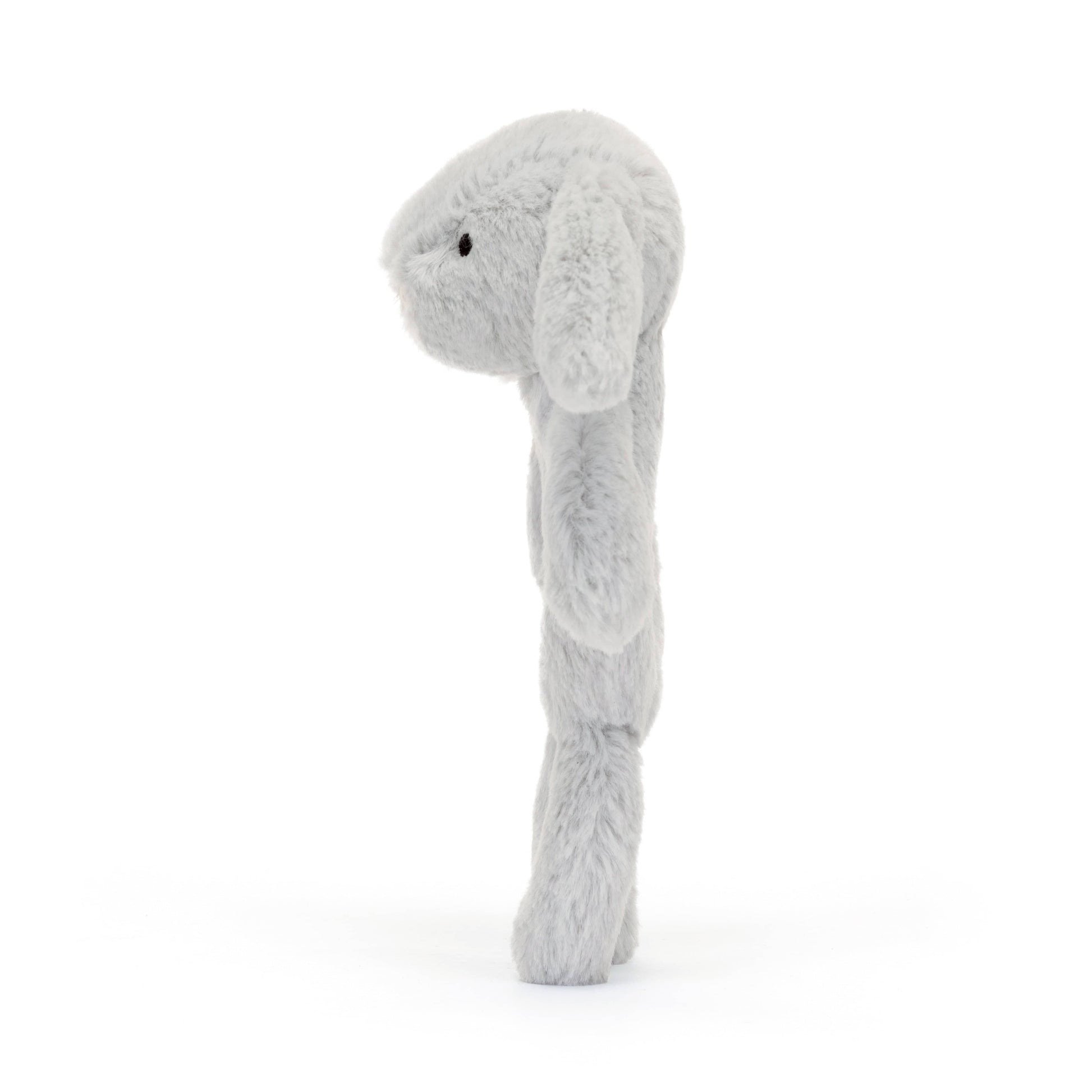 Bashful Grey Bunny Ring Rattle JellyCat Lil Tulips