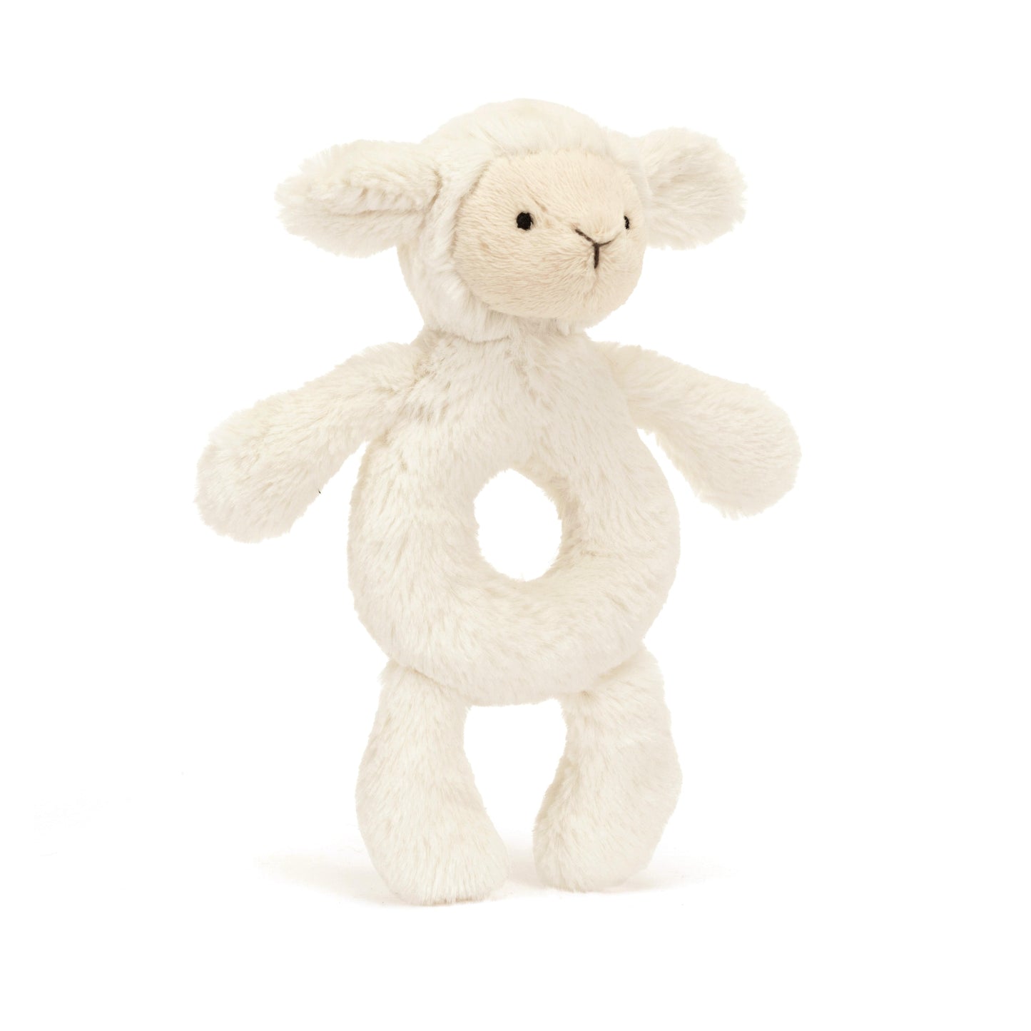 Bashful Lamb Ring Rattle JellyCat Lil Tulips