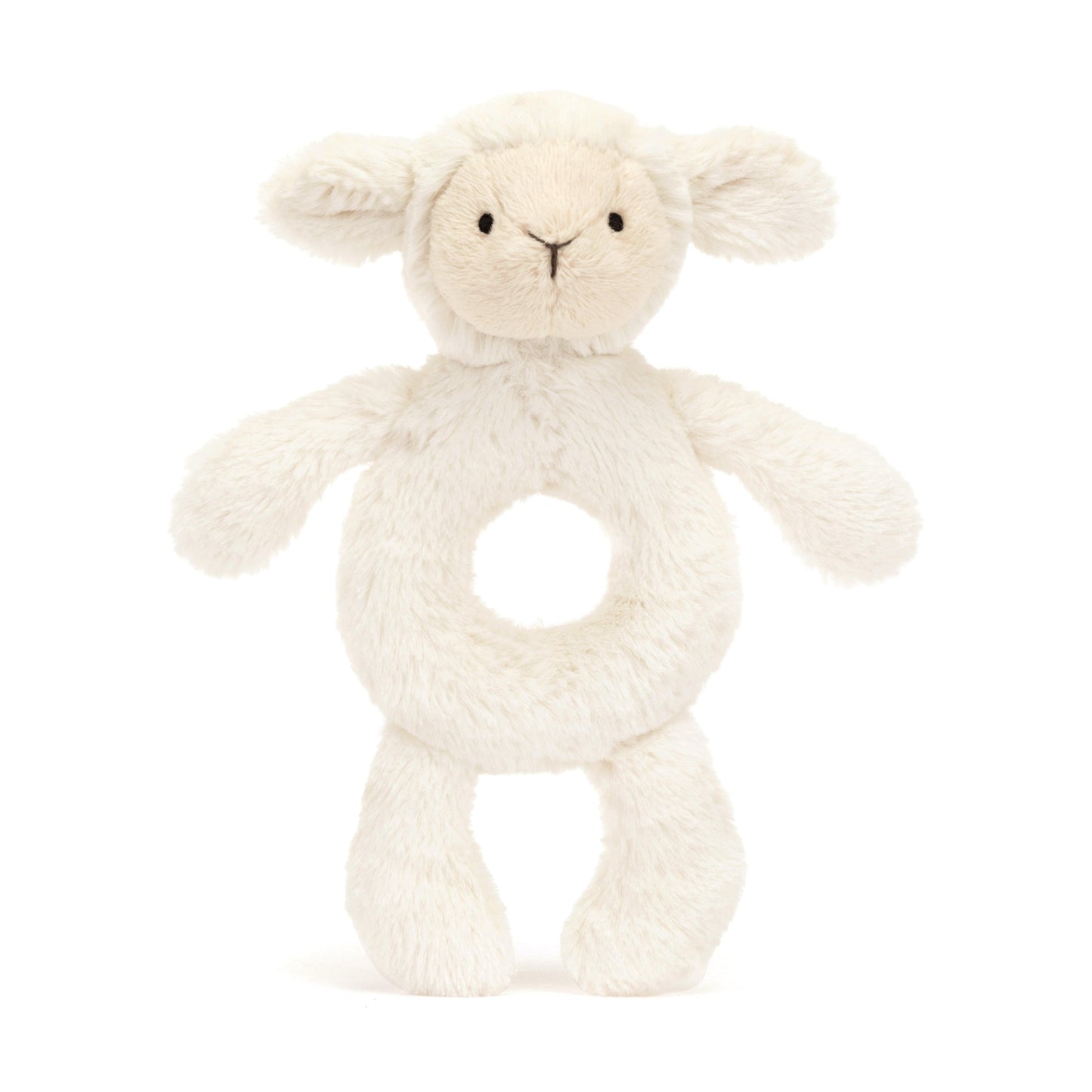 Bashful Lamb Ring Rattle JellyCat Lil Tulips