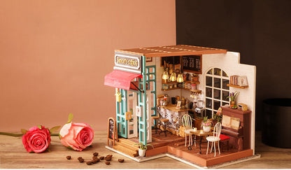 Simon's Coffee DG109 Diy Mini House Cafe Shop