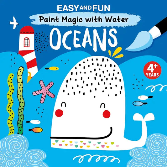 Painting Book - Paint Magic with Water: Oceans