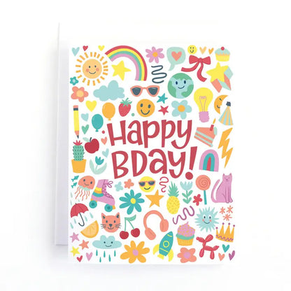 Eye Spy Birthday Card - Pink