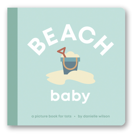 Beach Baby Board Book Left Hand Book House Lil Tulips