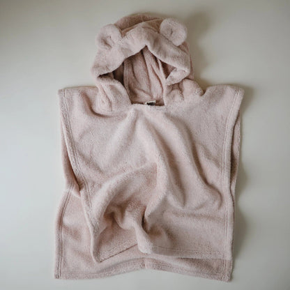 Bear Poncho Towel (Blush) Mushie Lil Tulips