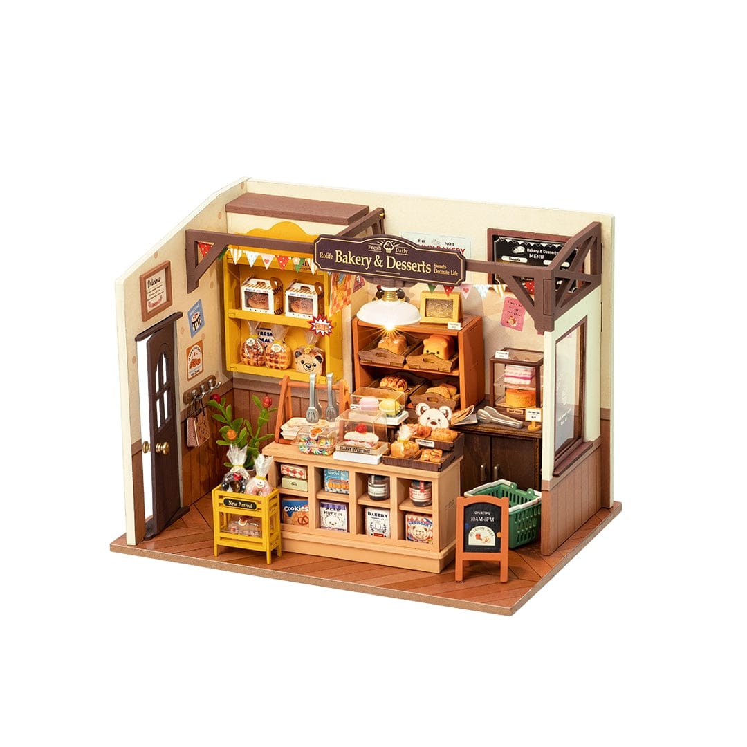 Becka's Baking House Rolife Miniature House DIY Wooden Rolife Lil Tulips