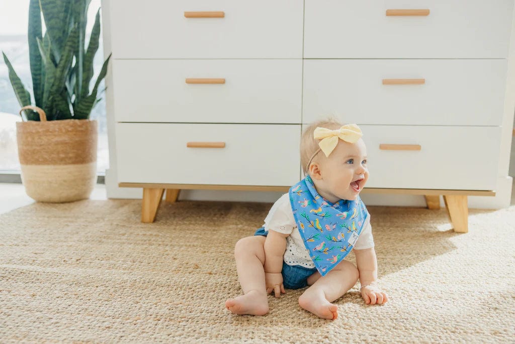 Birdie Bandana Bibs Copper Pearl Lil Tulips