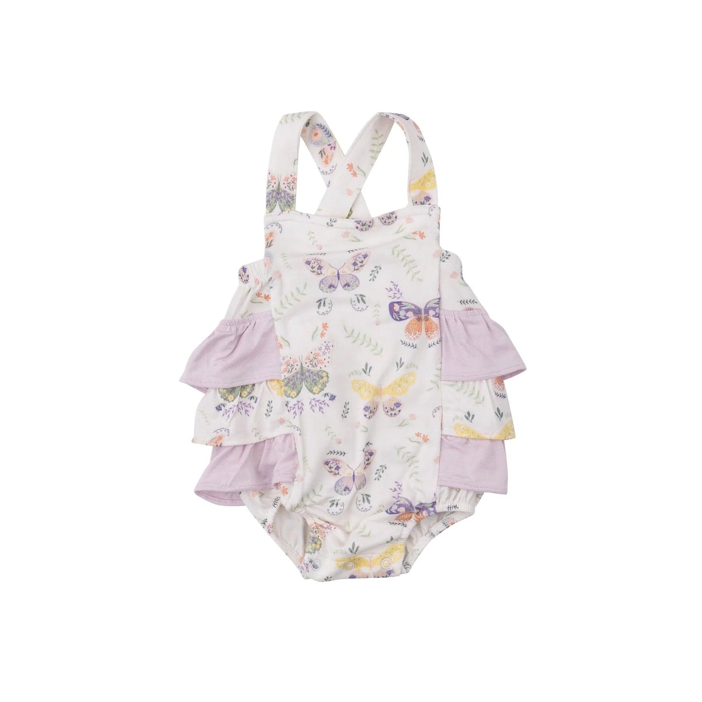 Botany Butterflies Ruffle Sunsuit Angel Dear Lil Tulips