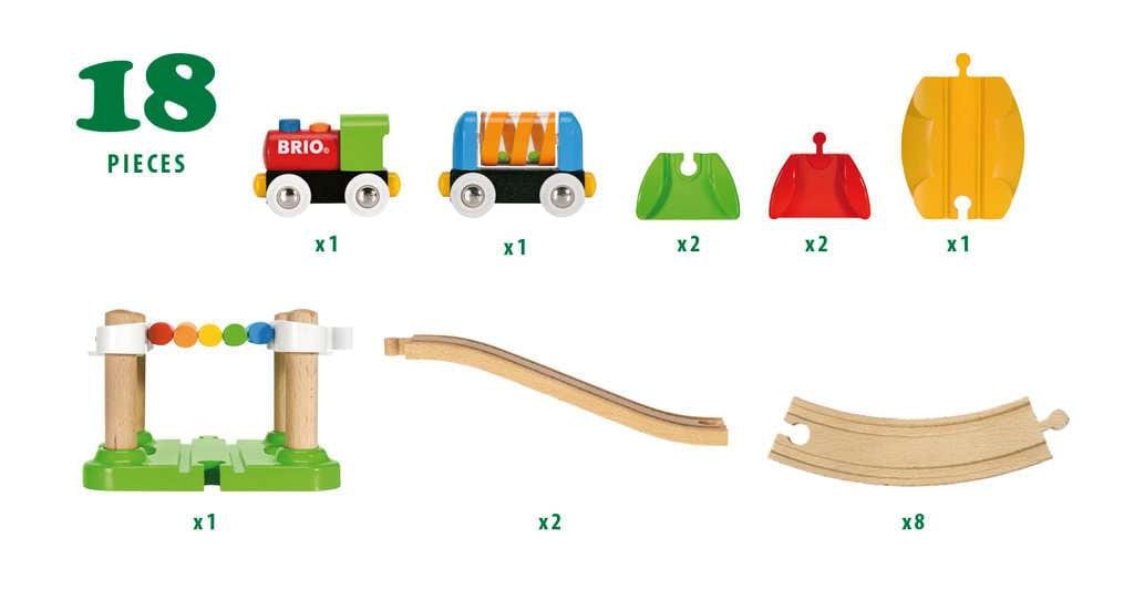 BRIO My First Railway – 33727 Beginner Pack Brio Model Trains & Train Sets Lil Tulips