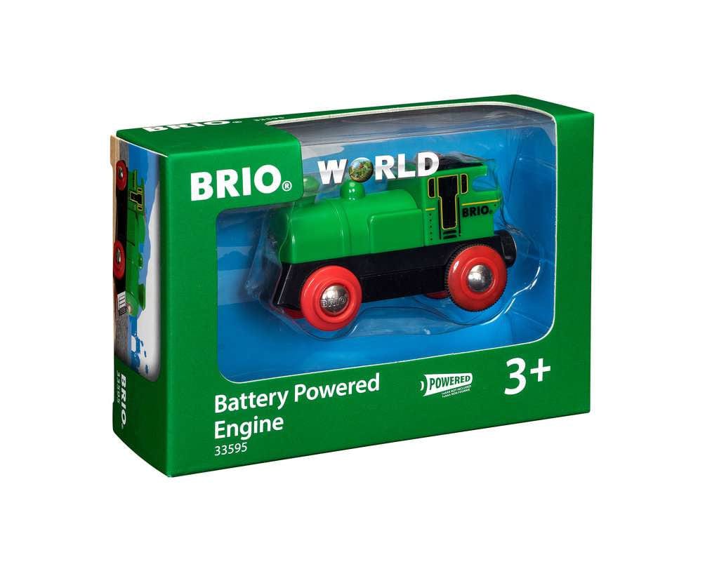 BRIO World – 33595 Battery-Powered Engine Brio Model Trains & Train Sets Lil Tulips