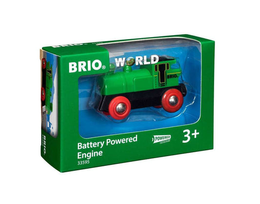 BRIO World – 33595 Battery-Powered Engine Brio Model Trains & Train Sets Lil Tulips