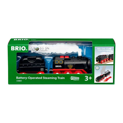 BRIO World - 33884 Battery-Operated Steaming Train Brio Model Trains & Train Sets Lil Tulips