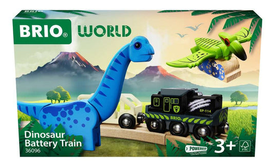 BRIO World – 36096 Dinosaur Battery Train Brio Model Trains & Train Sets Lil Tulips