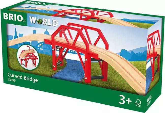 BRIO World Curved Bridge 33699 Brio Model Trains & Train Sets Lil Tulips