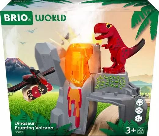 BRIO World Dinosaur Erupting Volcano Brio Model Trains & Train Sets Lil Tulips