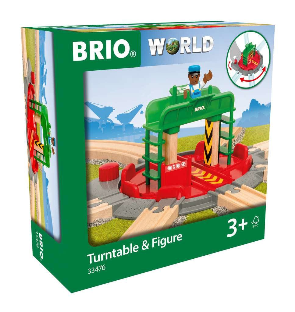 BRIO World - Turntable & Figure Wooden Train Track 33476 Brio Model Trains & Train Sets Lil Tulips