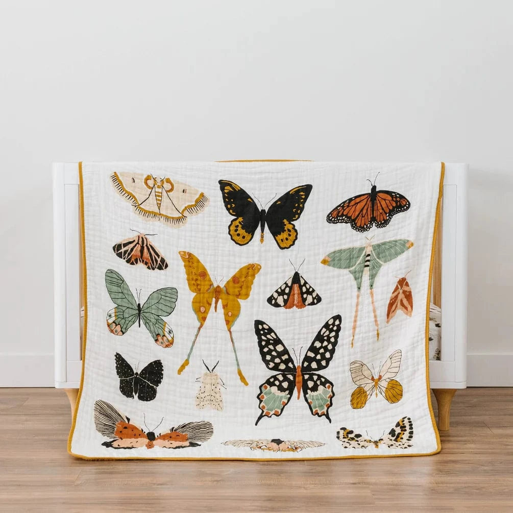 Butterfly Collector Big and Little Blanket Bundle Clementine Kids Bundles Lil Tulips