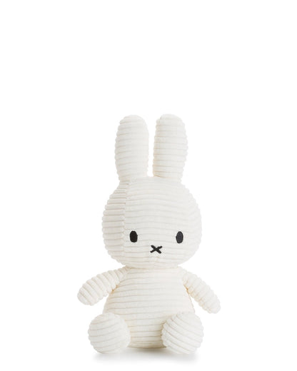 Plush Corduroy Miffy Sitting - Offwhite - 9"