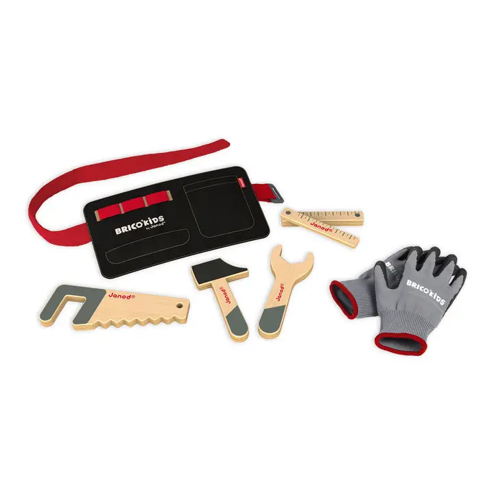 Brico' Kids Tool Belt & Gloves Set