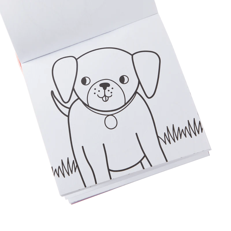 Carry Along Coloring Book Set - Pet Pals OOLY Lil Tulips