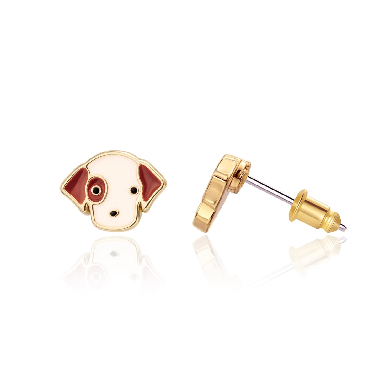 Perky Puppy Cutie Stud Earrings