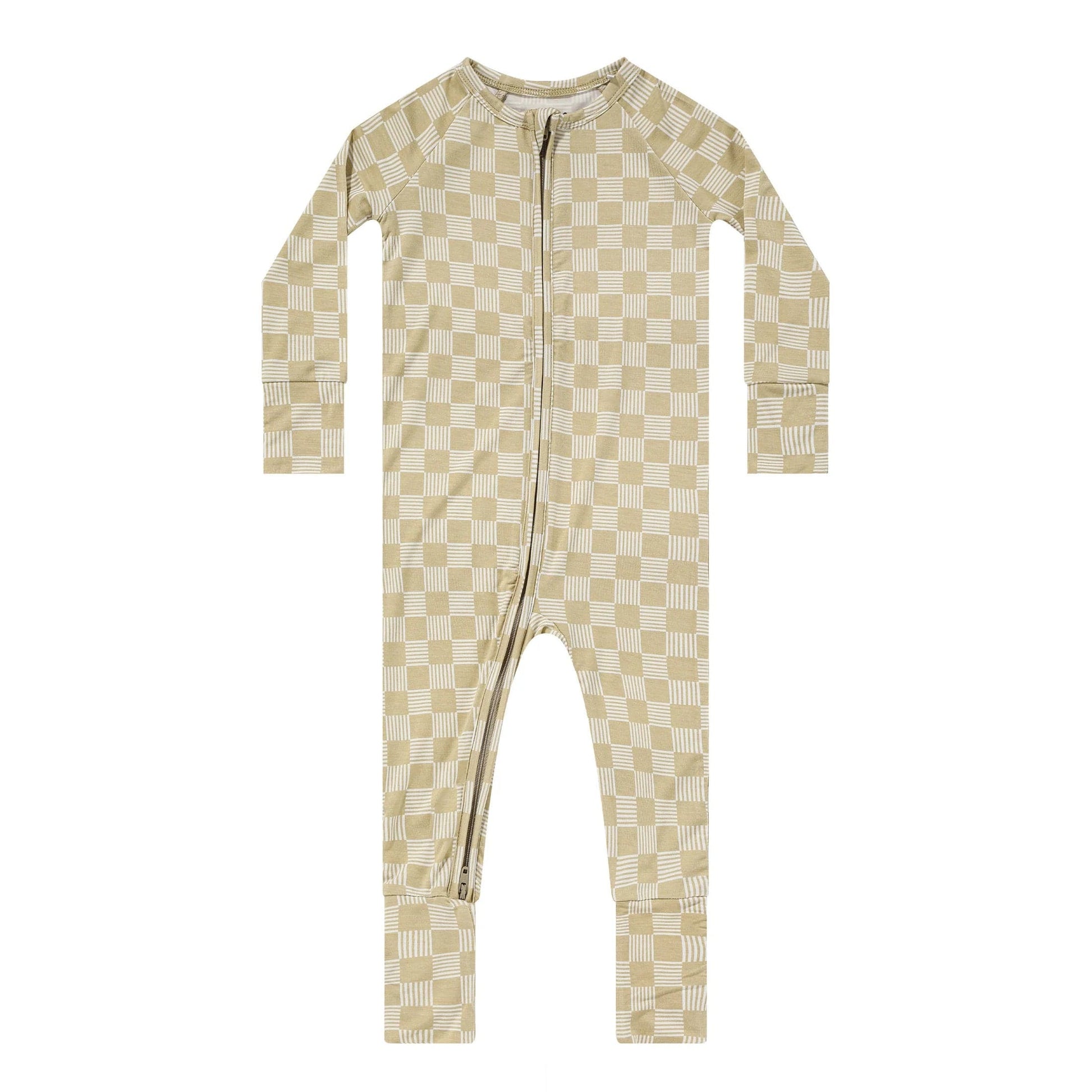 Checkered Lines Zip Romper Brave Little Ones Lil Tulips