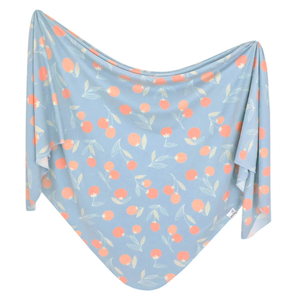 Clementine Knit Swaddle Blanket Copper Pearl Lil Tulips