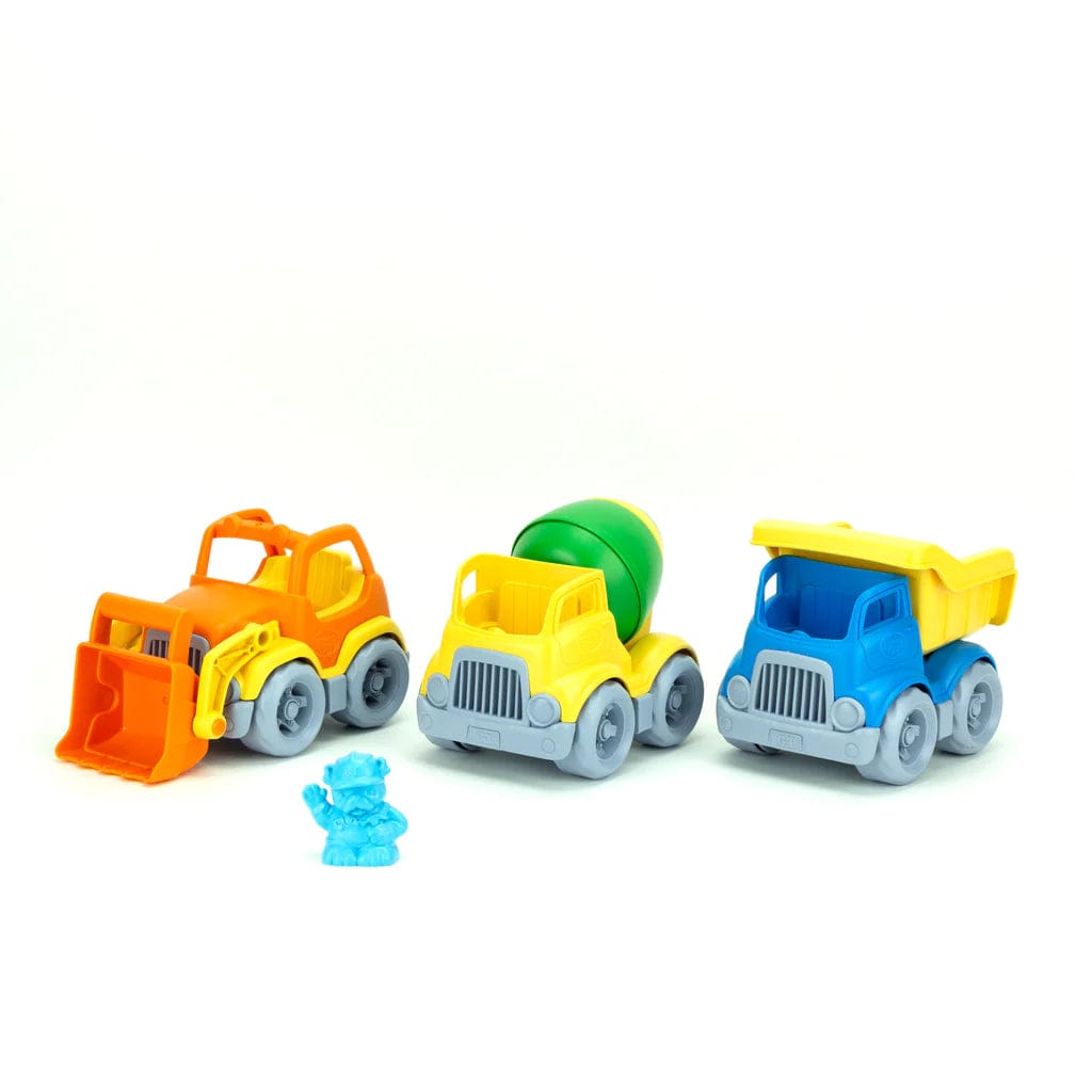 Construction Trucks Set Green Toys Lil Tulips