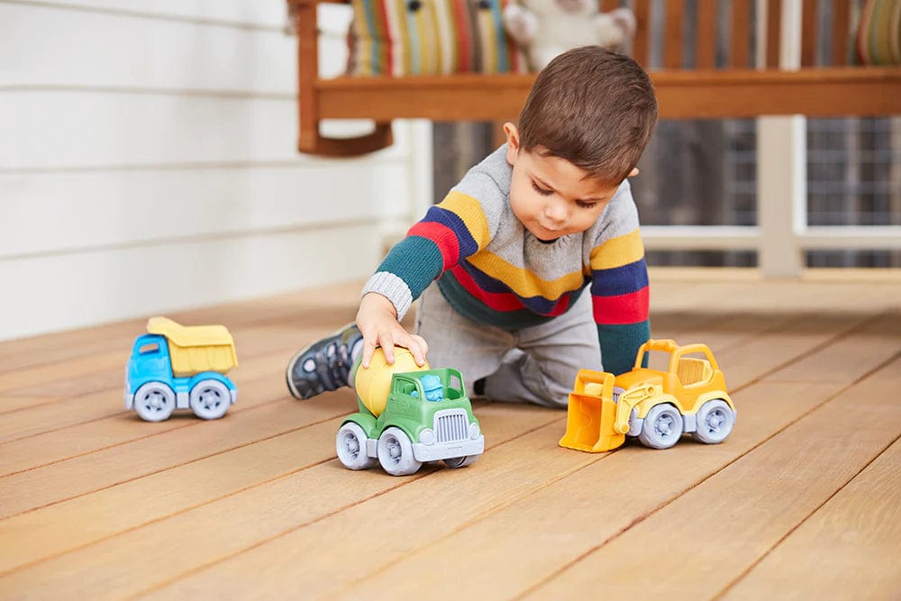 Construction Trucks Set Green Toys Lil Tulips