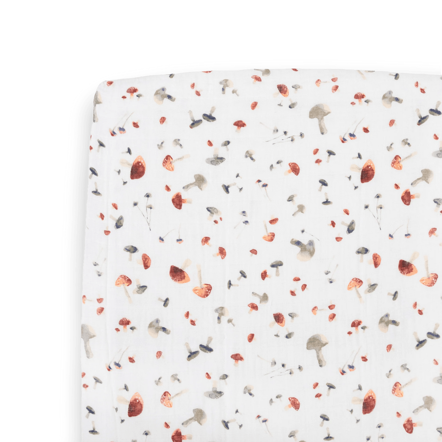 Cotton Muslin Crib Sheet - Mushrooms Little Unicorn Lil Tulips