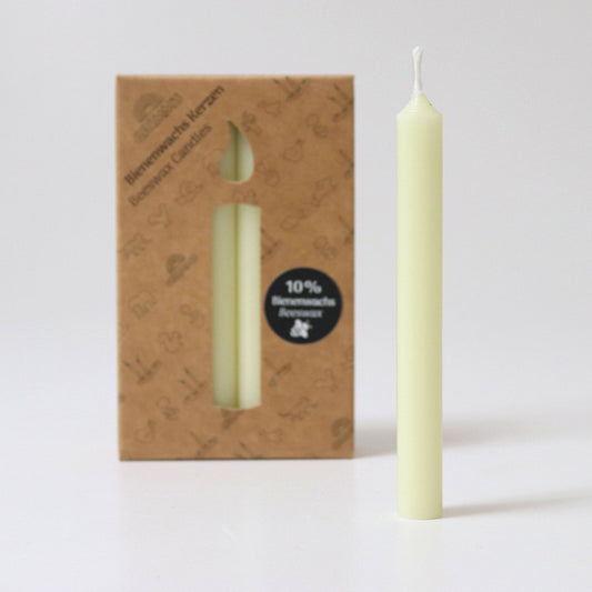 Creme Beeswax Candles (10%) - 12 pc. Grimm's Lil Tulips