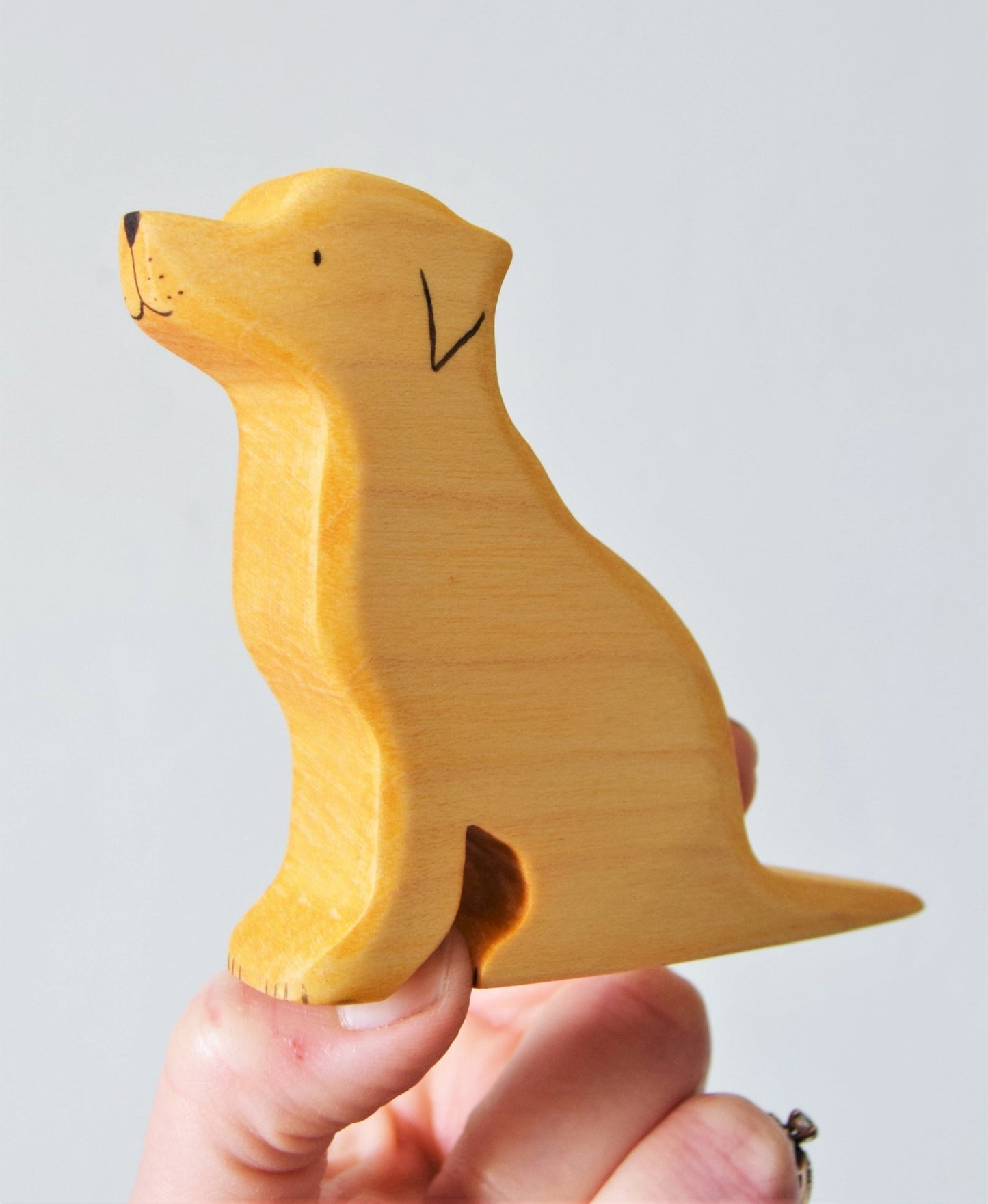 Wooden Yellow Labrador