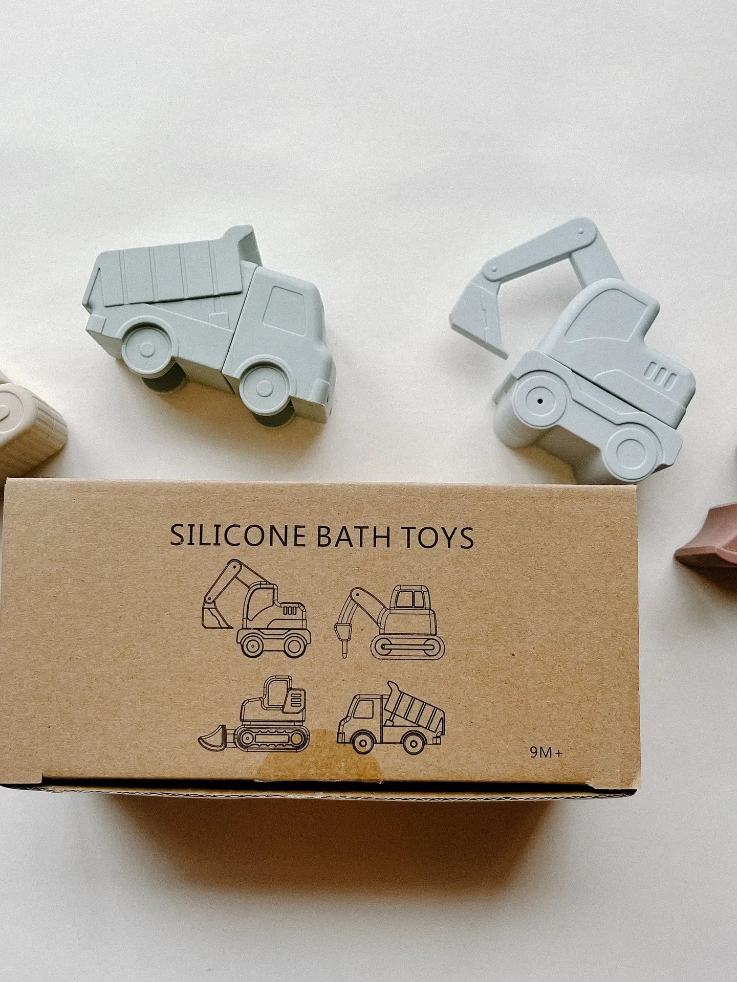 Construction Bath Toys - Pastel