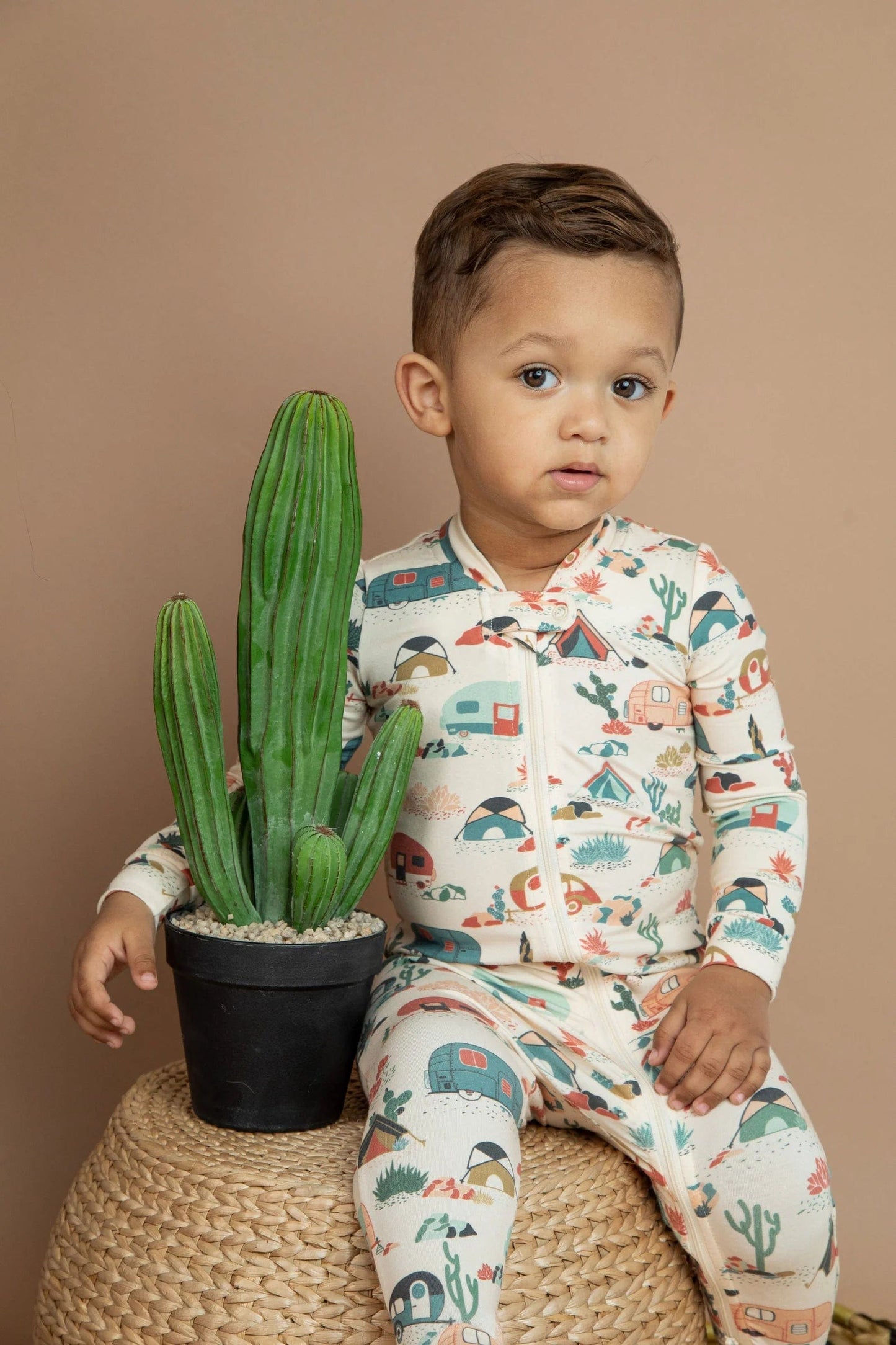 Desert Adventure Zip Sleeper Footie Bird & Bean Baby & Toddler Clothing Lil Tulips